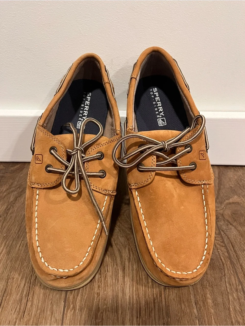 Sperry Topsider mens leather boat shoes size 7W